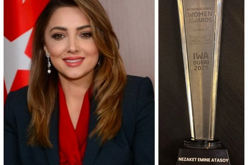 Nezaket Emine Atasoy, Dubai’de ‘Girişimcilikte Mükemmeliyet’ ödülüyle küresel sahnede öne çıktı